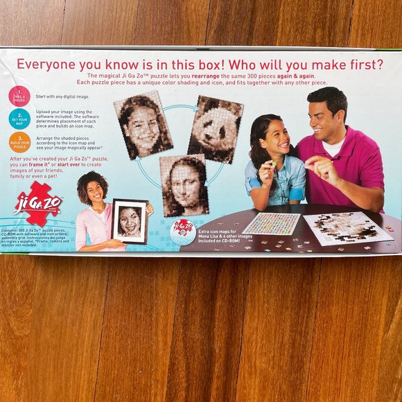 NEW JIGAZO by Hasbro Mosaic Style 300 Piece Puzzle - Picture 2 of 6